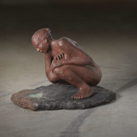 סיגלית לנדאו, Vomitus Narcisus, ברונזה, 108X80X90 ס"מ, 2007